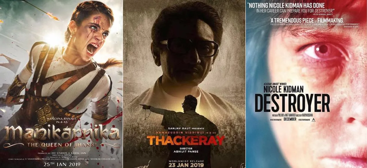 Movies releasing this week: Nawazuddinâ€™s Thackeray, Kanganaâ€™s Manikarnika, Nicole Kidmanâ€™s Destroyer and more