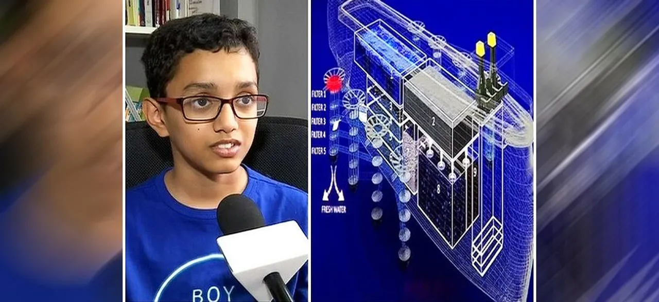 Pune's 12-year-old child prodigy designs ship to clean oceans, save marine life