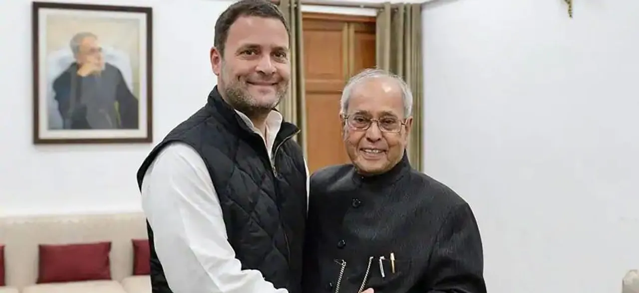 Bharat Ratna: Rahul Gandhi congratulates Pranab Mukherjee, says 'one of our own' honoured