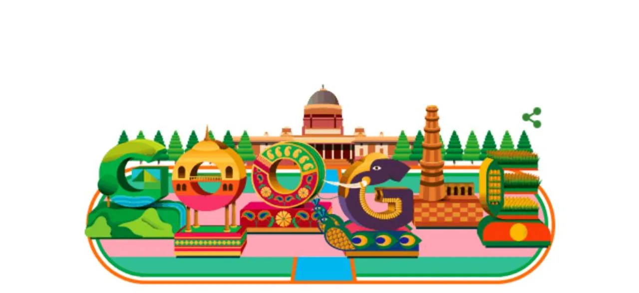 On India's 70th Republic Day, Google releases stunning doodle with Rashtrapati Bhavan