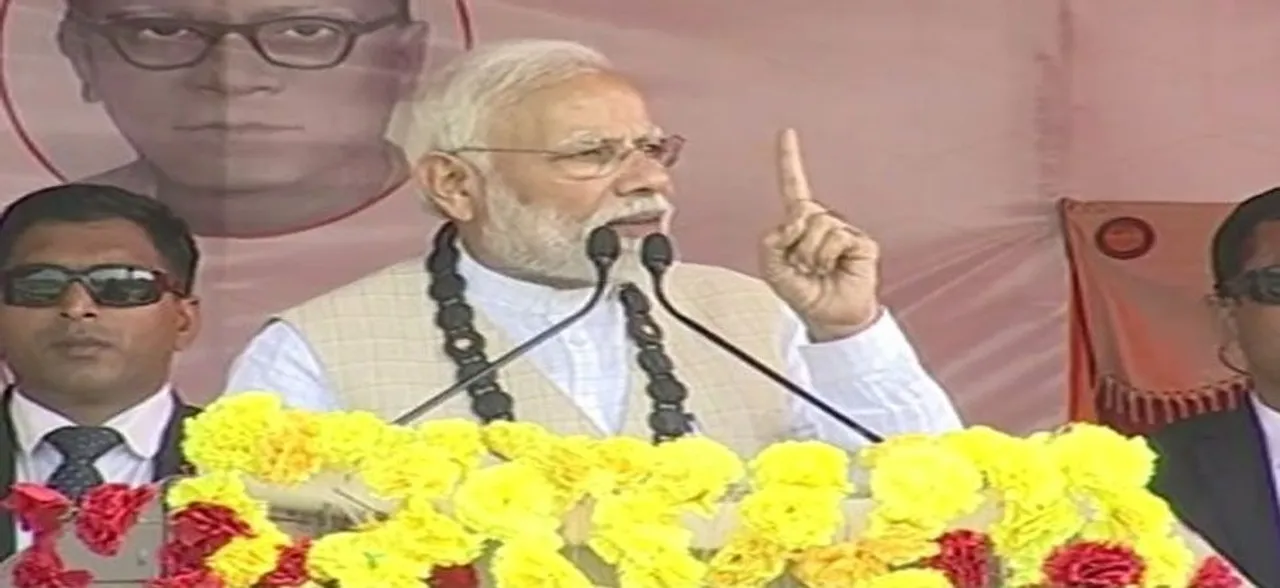 PM Modi slams Congress for cheating farmers in the name loan waivers