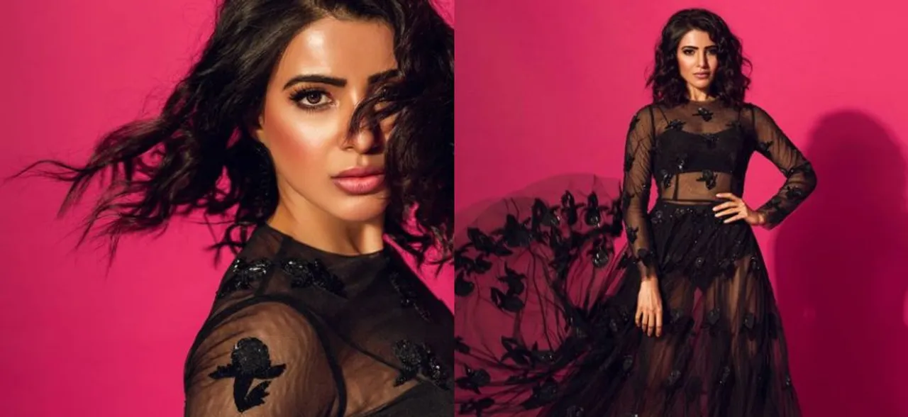 Samantha Akkineni raises temperature in black sheer gown and we canâ€™t take our eyes off her