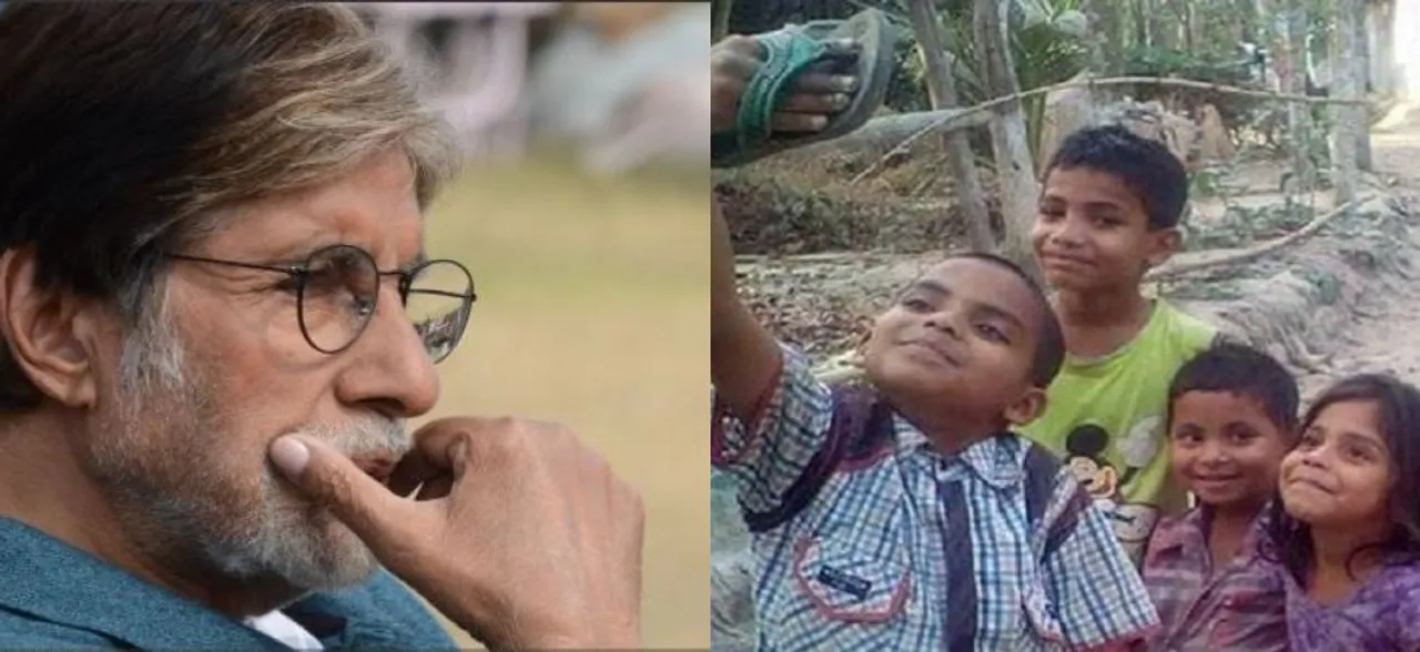 Amitabh Bachchan gets massively trolled for calling viral picture of children taking selfie with slipper â€˜photoshoppedâ€™