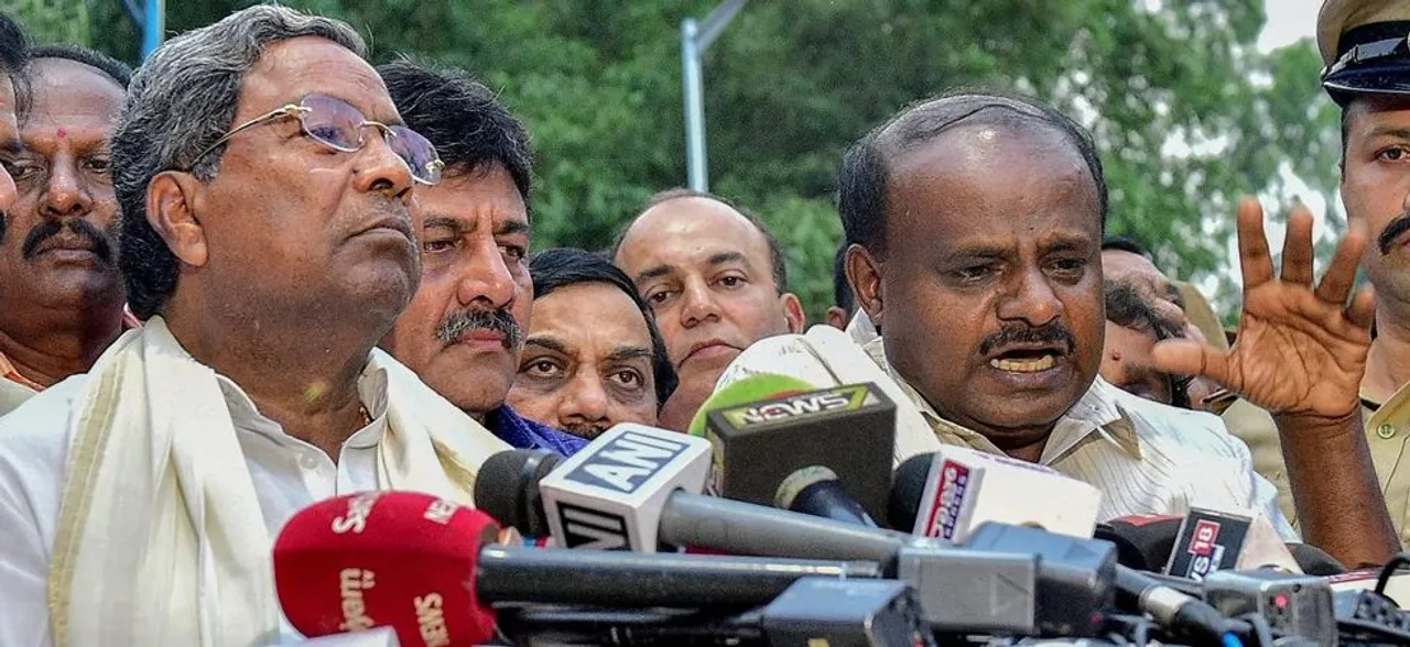 Karnataka row: Congress, JD(S) MPs call joint press meet in a show of strength
