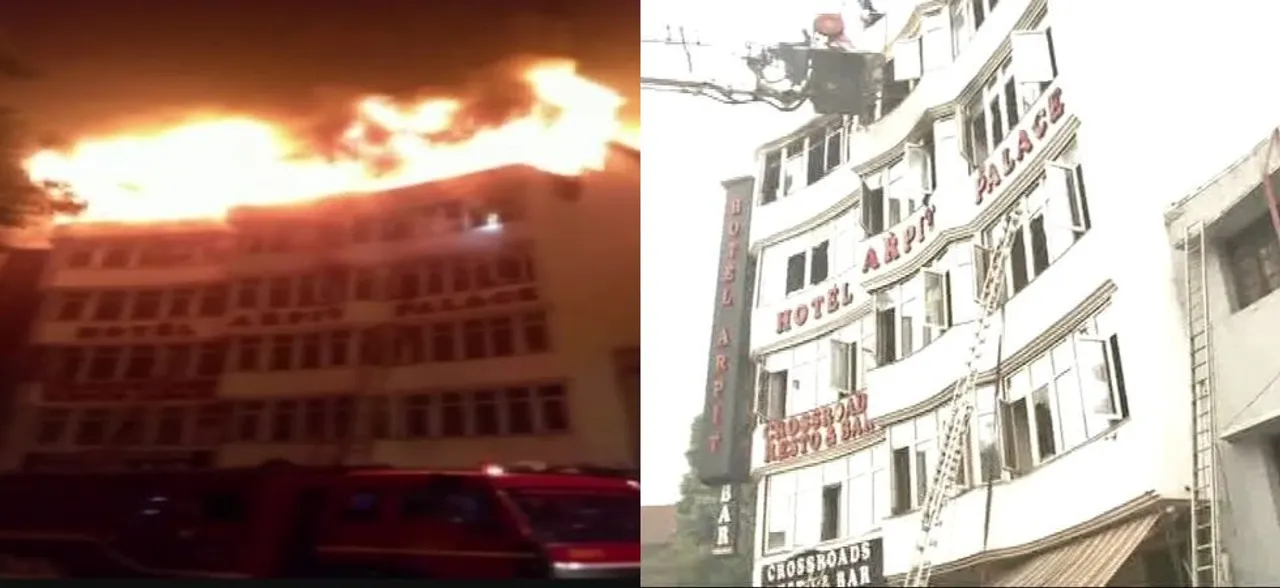 Delhi: Karol Bagh hotel fire doused, 17 dead, 45 rescued, several still trapped inside
