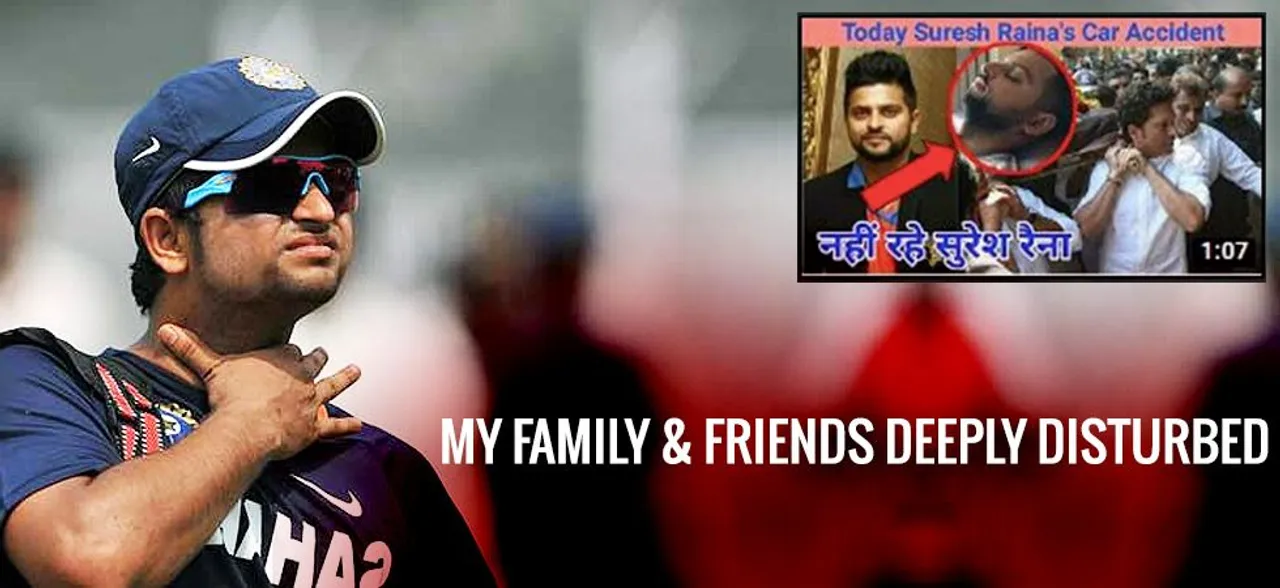 Suresh Raina rubbishes reports of his death in road accident, says he is safe