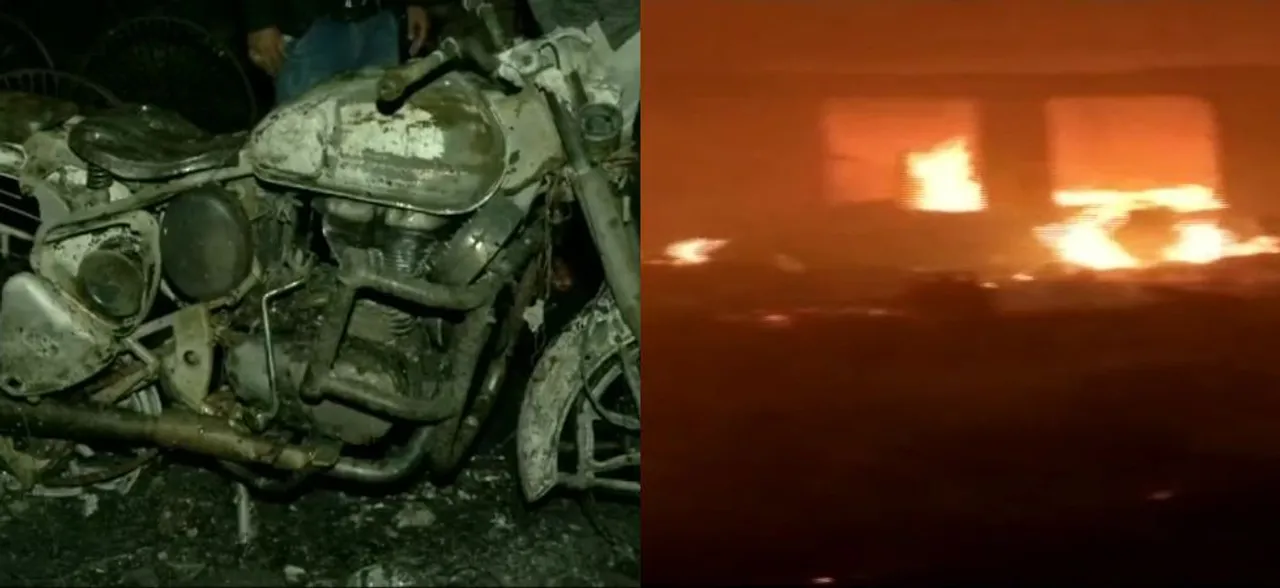 200 huts caught in fire at Delhi's Paschim Puri slum, woman injured