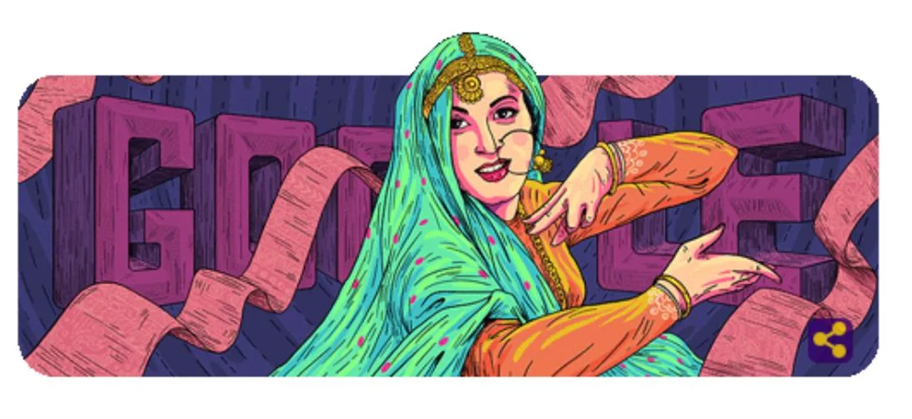 On Madhubalaâ€™s 86th birth anniversary, Google honours Anarkali with Mughal-e-Azam doodle