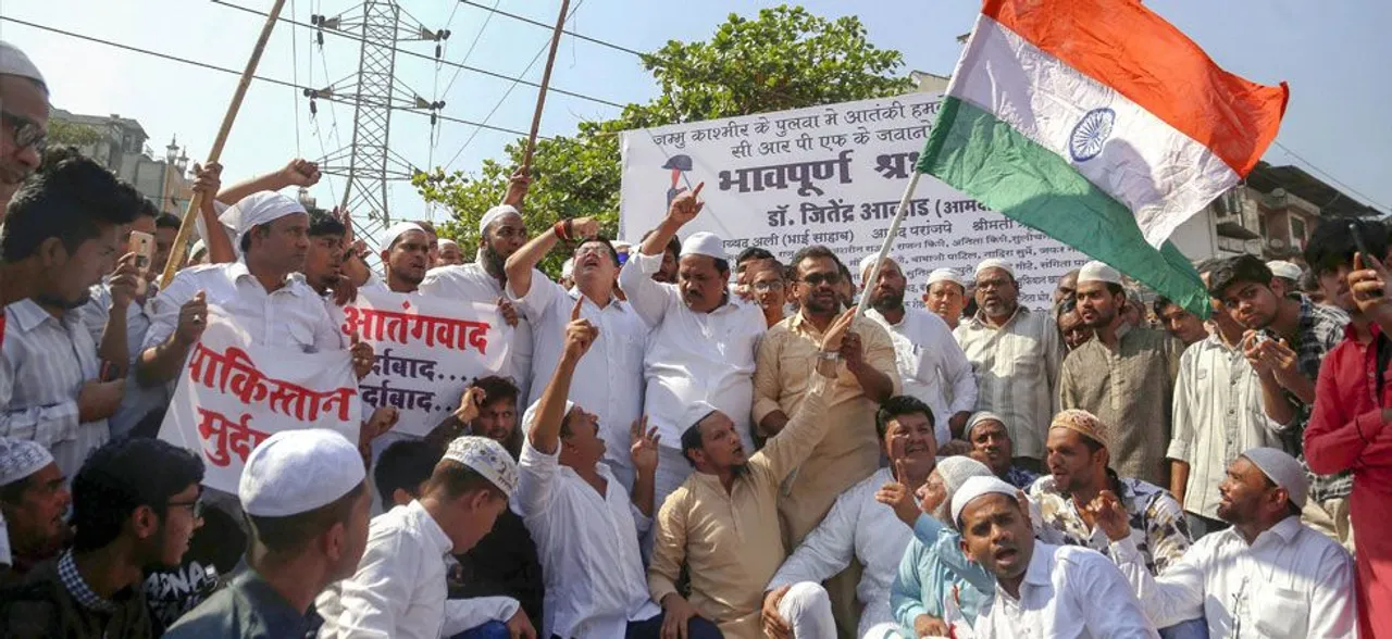 Anti-Pakistan protests at several places after Pulwama attack