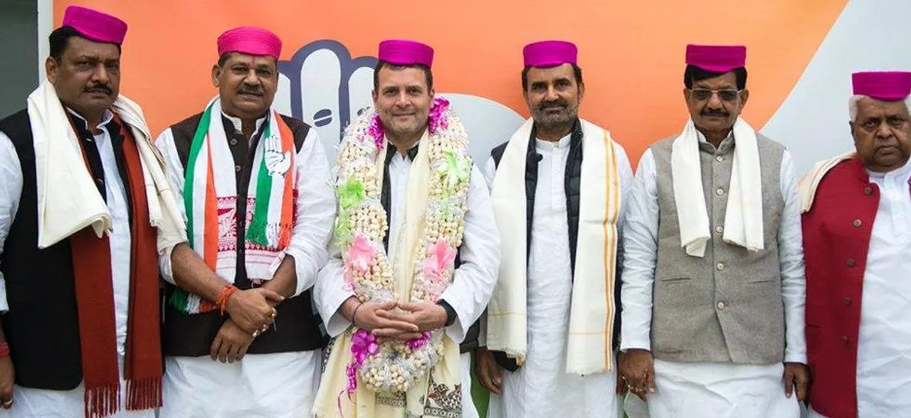 Kirti Azad, disgruntled BJP leader, joins Congress in presence of Rahul Gandhi