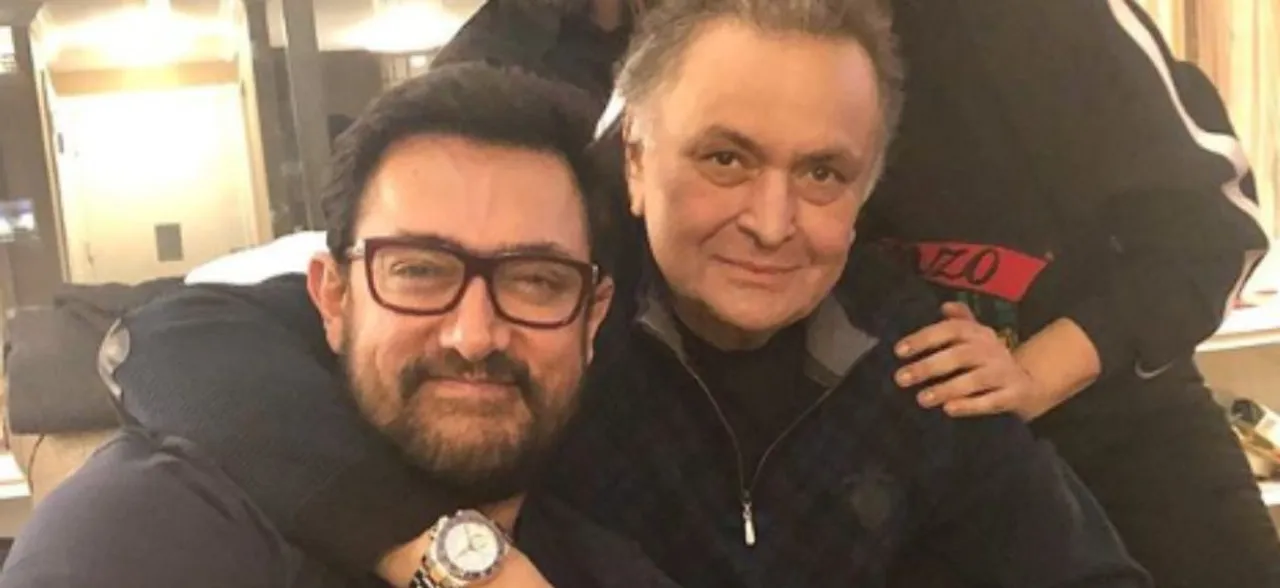 Aamir Khan visits Rishi Kapoor in New York, Neetu Kapoor shares an adorable picture