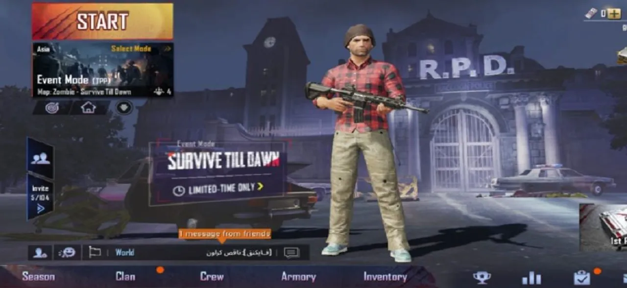 PUBG Mobile roles out zombie mode â€˜Survive Till Dawnâ€™, more details inside