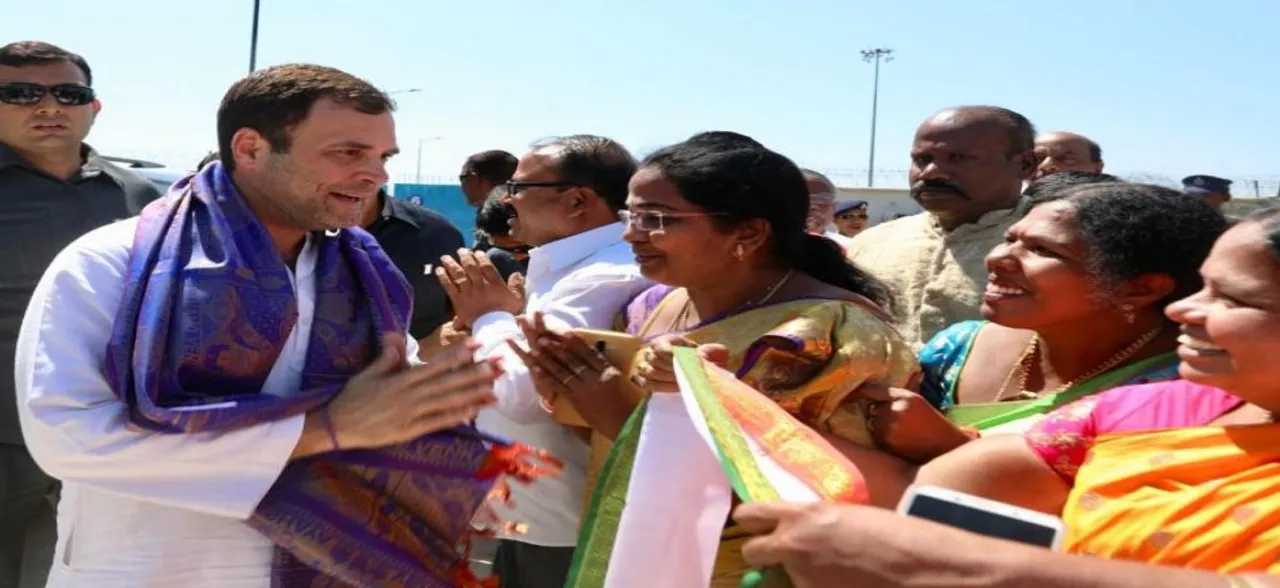 Rahul Gandhi treks 10 Kilometres to visit Tirumala hills, promises special status to Andhra Pradesh
