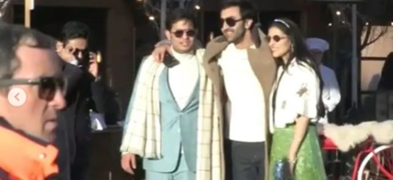 Alia Bhatt and Ranbir Kapoor attend Akash Ambani-Shloka Mehta's pre-wedding festivities in Switzerland