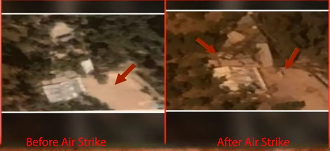 Pakistan's Balakot terror base destroyed in IAF's air strike, latest pictures prove it