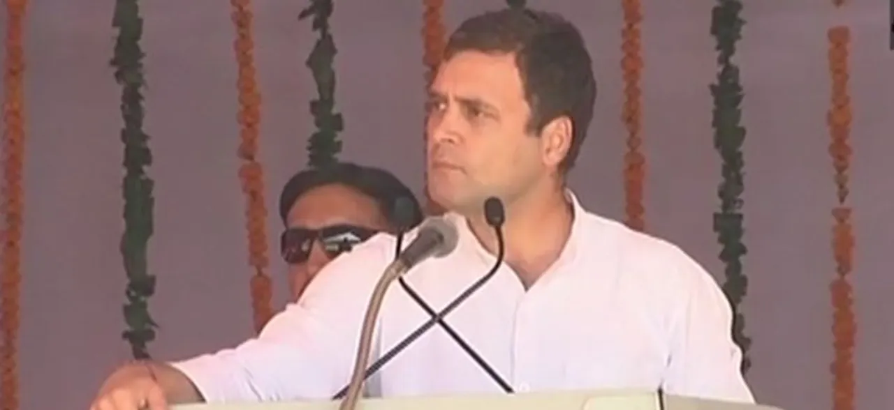 Throwback Thursday for Rahul Gandhi as he uses grandmother Indira Gandhi's 'garibi hatao' slogan
