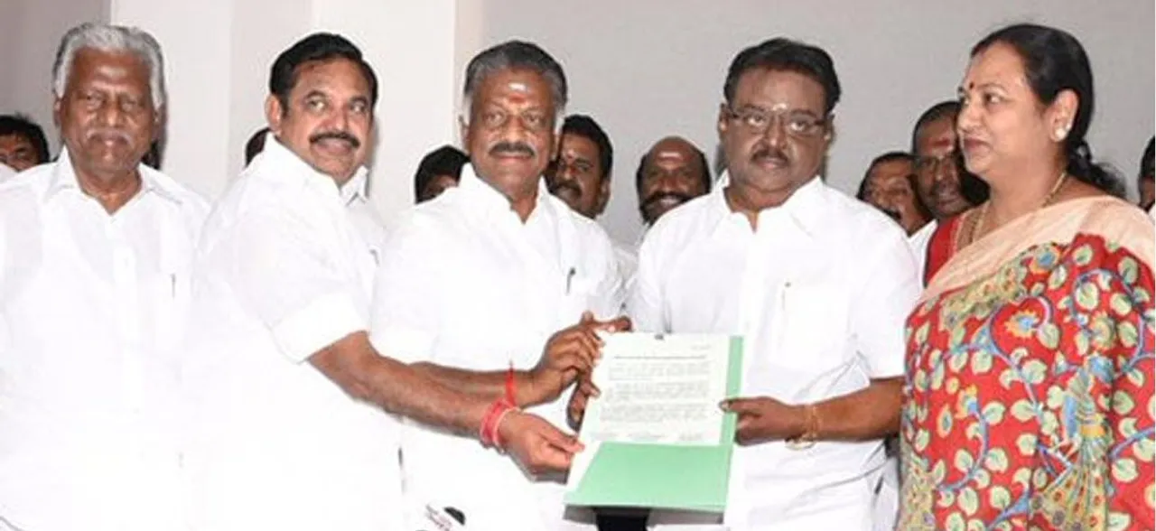 BJP-AIADMK alliance strengthens as Vijayakanthâ€™s DMDK joins pact, gets 4 Lok Sabha seats