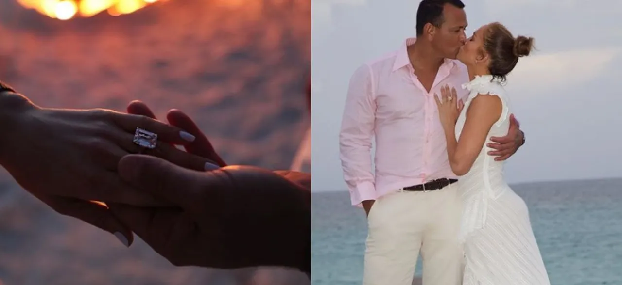 Jennifer Lopez is engaged to Alex Rodriguez ; flaunts a diamond worth $1 million