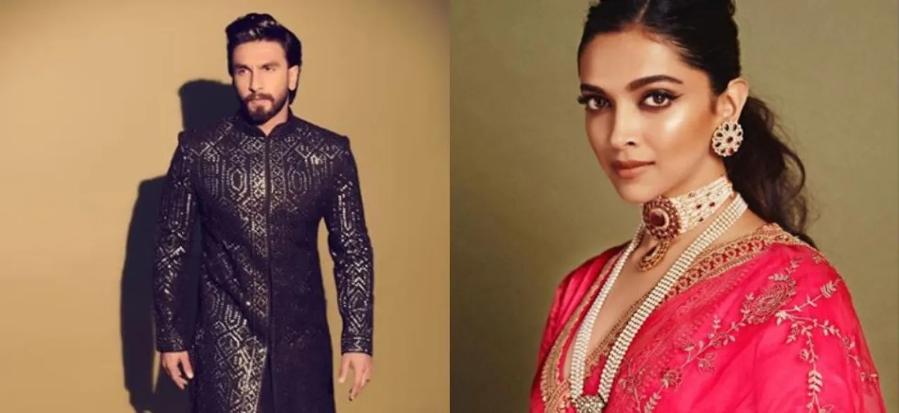Ranveer Singh and Deepika Padukone make a stylish appearance at Akash-Shlokaâ€™s wedding