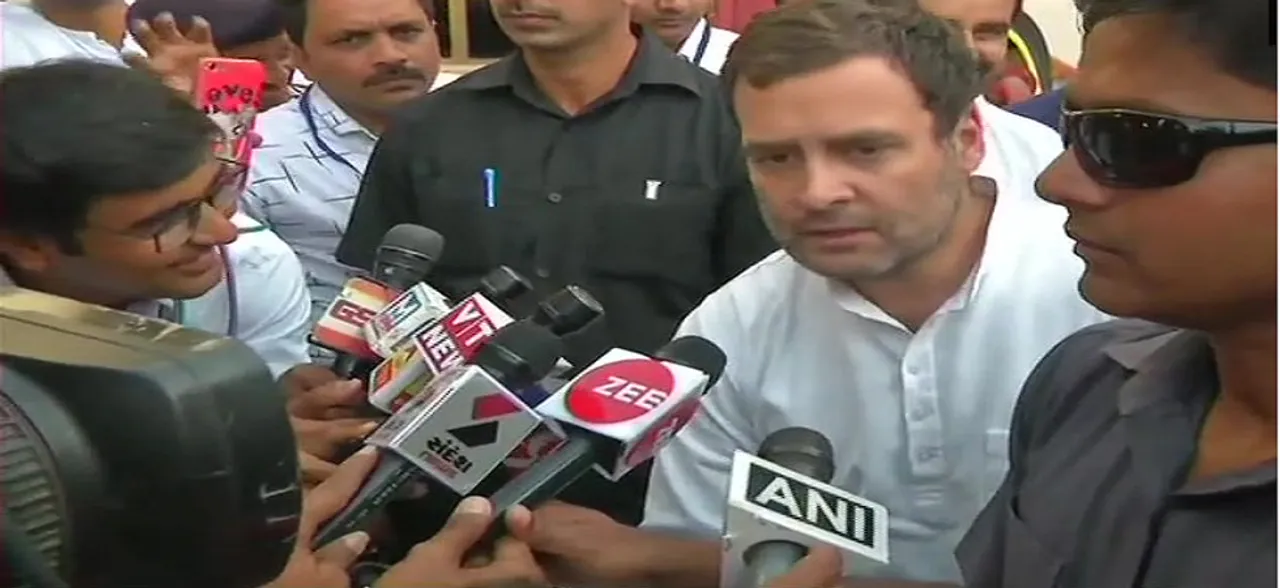 On PM Modi's home turf, Rahul Gandhi asks: 'Who sent Masood Azhar to Pakistan?'