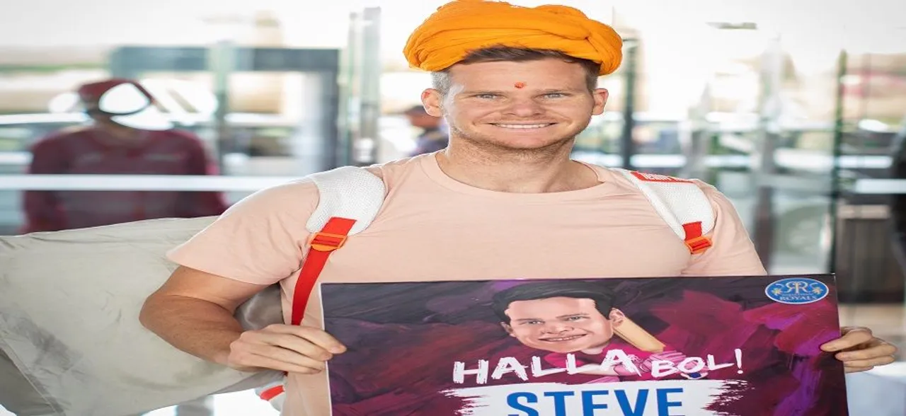 Steve Smith joins Rajasthan Royals team for IPL 2019