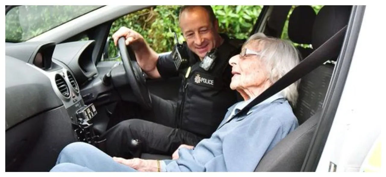 104-year-old grandma â€˜arrestedâ€™ for being an outstanding citizen 
