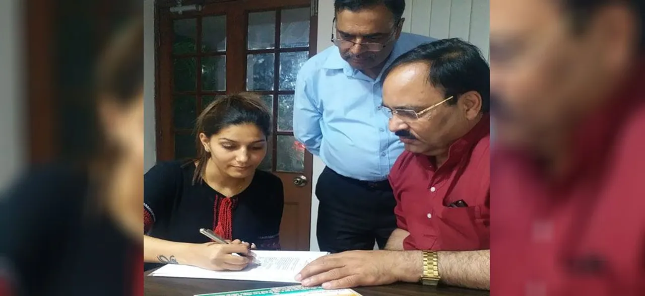 Sapna Choudhary joins Congress, likely to contest against Hema Malini from Mathura