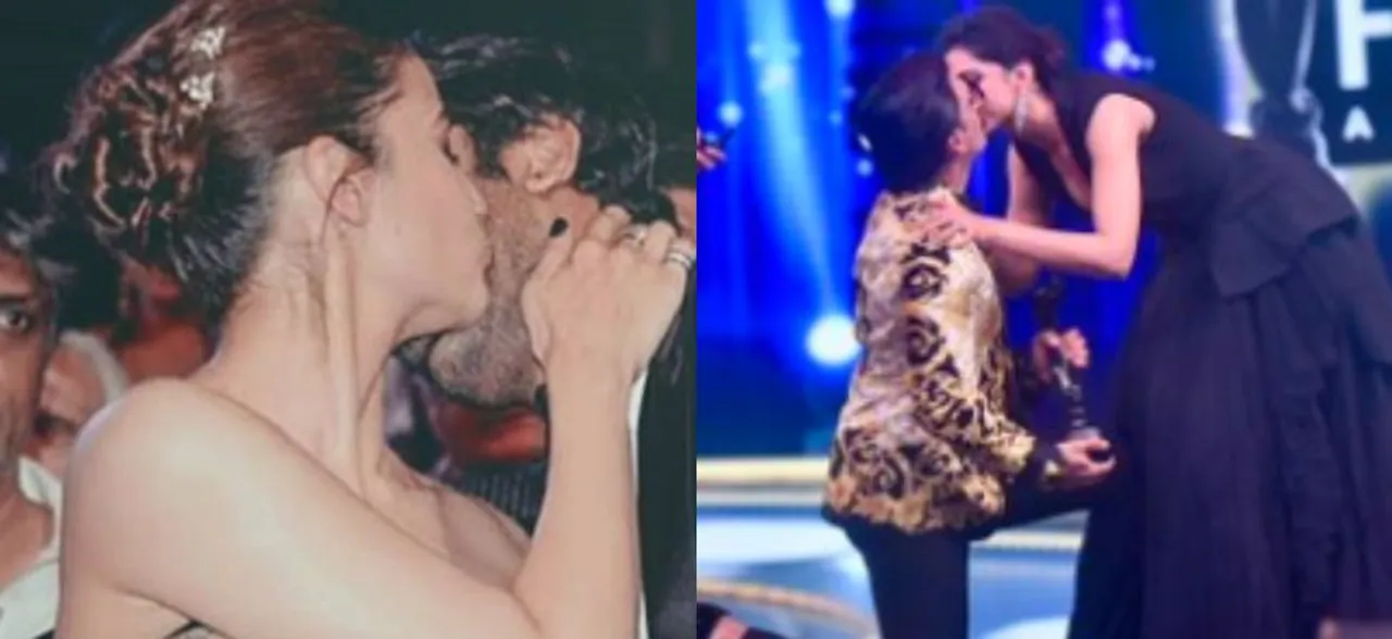 Filmfare Awards: From 'I love you' to kisses, hugs watch Alia-Ranbir and Deepika-Ranveer mushy PDA