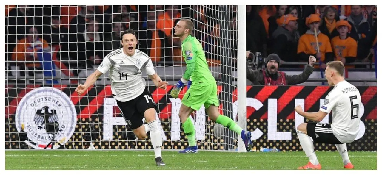 Euro 2020 qualifiers: Germany overcome Netherlands in thriller, World Cup finalists Croatia suffer loss