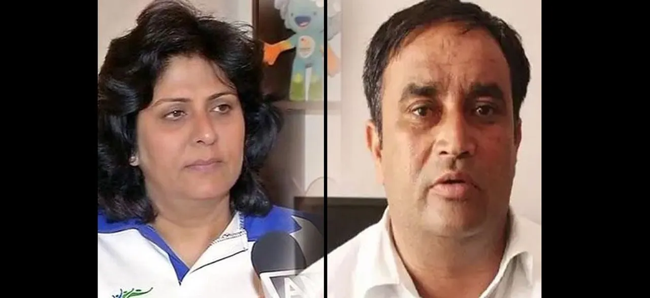 Paralympian Deepa Malik and INLD MLA Kehar Singh Rawat join BJP