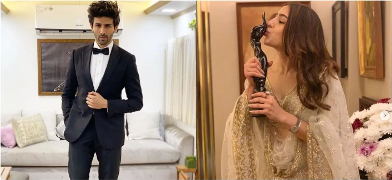 Kartik Aaryan on Sara Ali Khan's Filmfare win: 'Ab toh coffee se kaam nahin chalega, Dilli mein party karte hain'