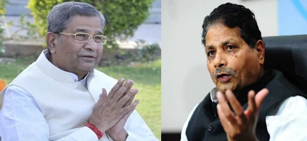 Former BJP leaders Ghanshyam Tiwari, Surendra Goyal join Congress in presence of Rahul Gandhi