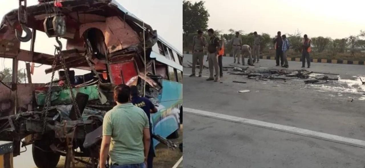 8 dead, 30 injured after bus rams into truck on Yamuna Expressway in Greater Noida