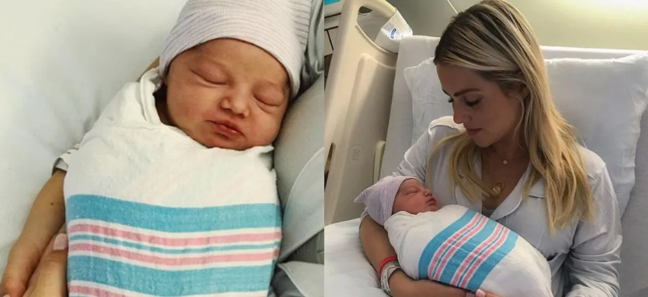 Vampire Diaries star Claire Holt and husband Andrew Joblon welcome baby boy