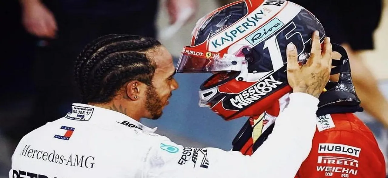 Lewis Hamilton wins Bahrain Grand Prix after Ferrari's Charles Leclerc suffers engine problem