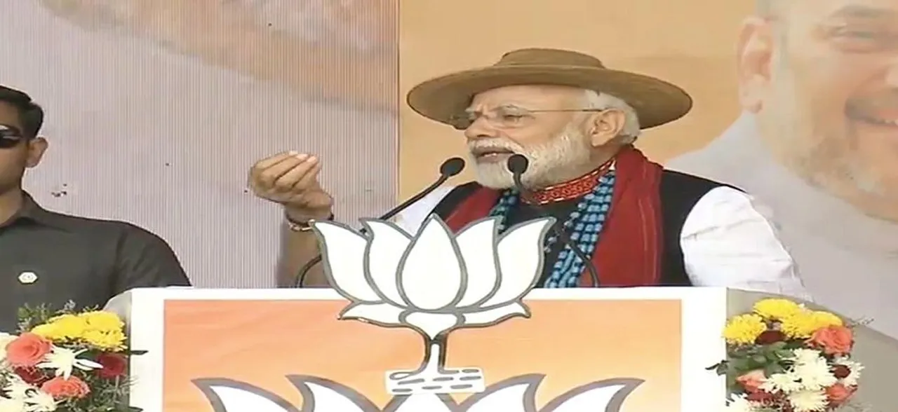 In Arunachal rally, PM Modi dubs Congress manifesto as hypocrisy document
