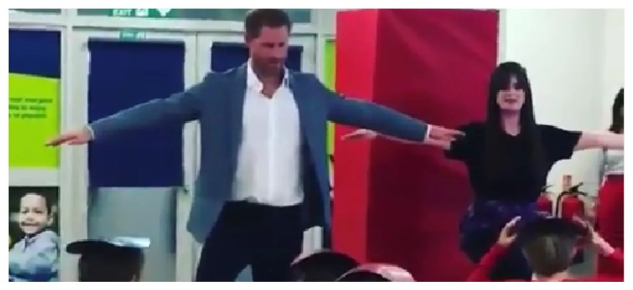 WATCH | Prince Harryâ€™s wobbly ballet dance with â€˜tutu-wearing ballerinasâ€™ is all adorable