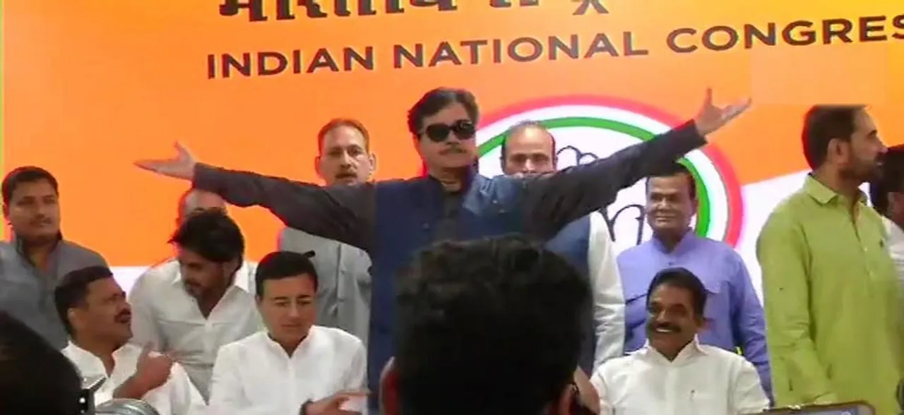 Shatrughan Sinha quits BJP on foundation day, joins Congress, likely to contest from Biharâ€™s Patna Sahib