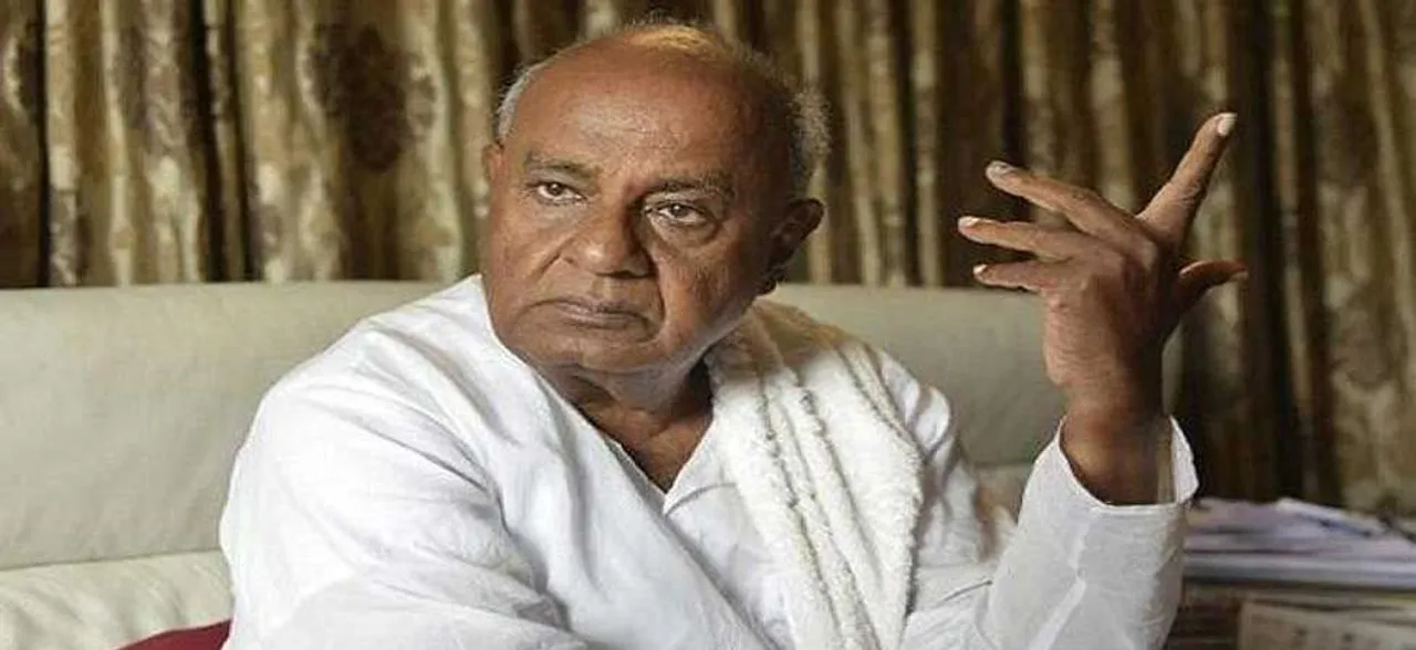 Deve Gowda, chief of Congress ally JD-S, bats for Chandrababu Naidu as PM