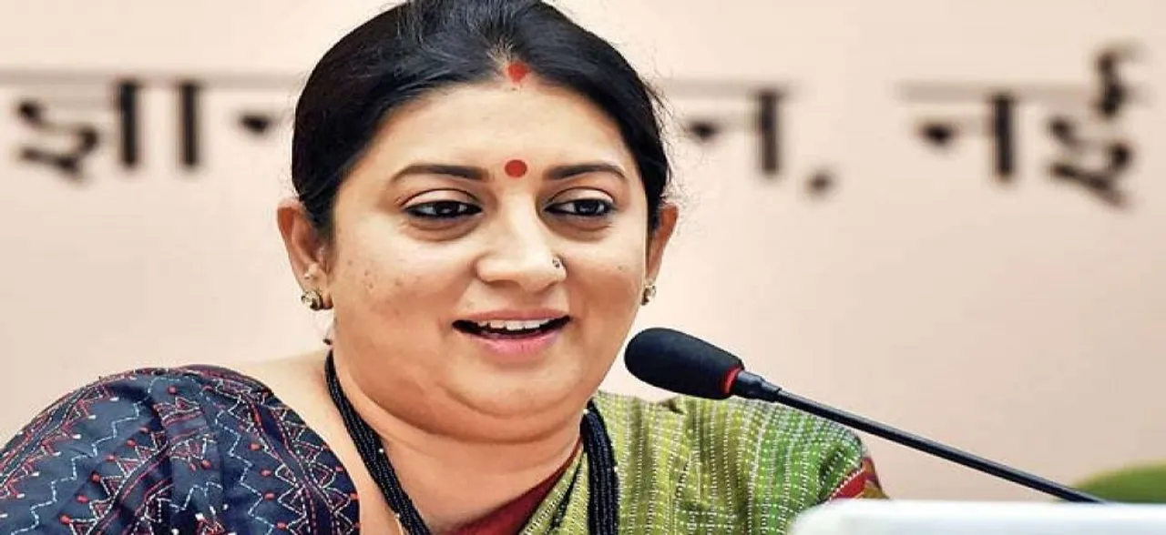 Smriti Irani questions Rahul Gandhi's silence over IT raids against Kamal Nath's aides