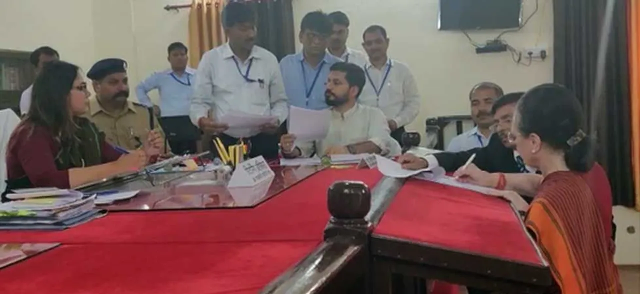 Sonia Gandhi files nomination from Rae Bareli with mega roadshow and special 'pooja'
