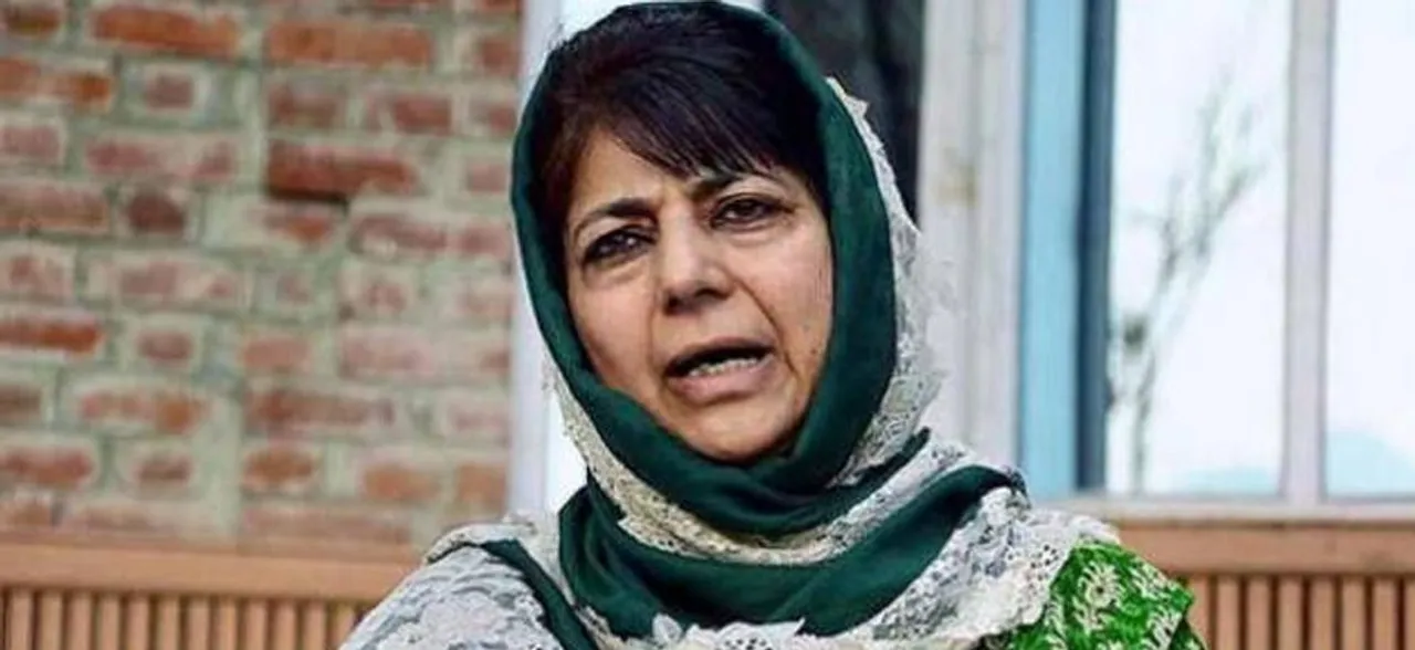 BJP demands Mehbooba Mufti's arrest for 'instigating' Kashmiris