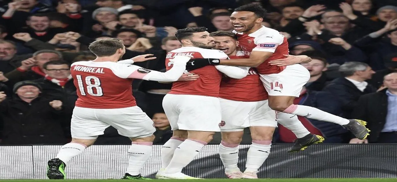 Arsenal overcome Napoli in Europa League quarterfinal