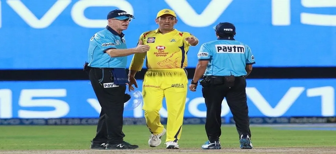 MS Dhoniâ€™s angry outburst with umpire mars Chennai Super Kings win against Rajasthan Royals
