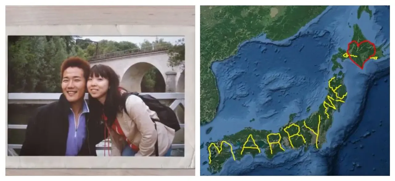 WATCH | Japanese man travels 7,000 km JUST to draw â€˜Marry Meâ€™ on Google Earth for girlfriend 