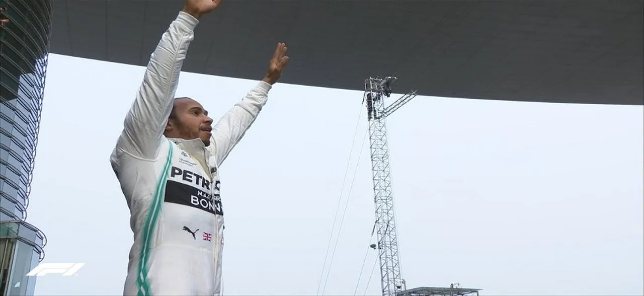 Lewis Hamilton wins historic 1000th Formula One race with win in Chinese Grand Prix