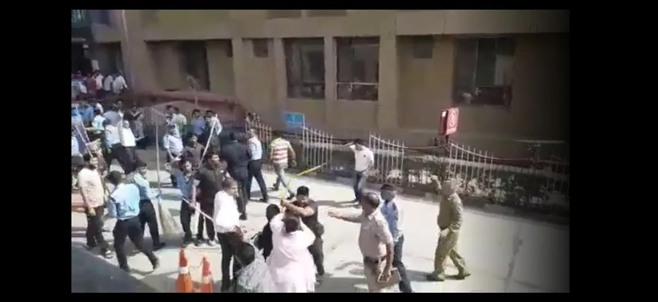 Video: Bouncers at AIIMS thrash girl patient's father for objecting to guards' lewd comments on mother