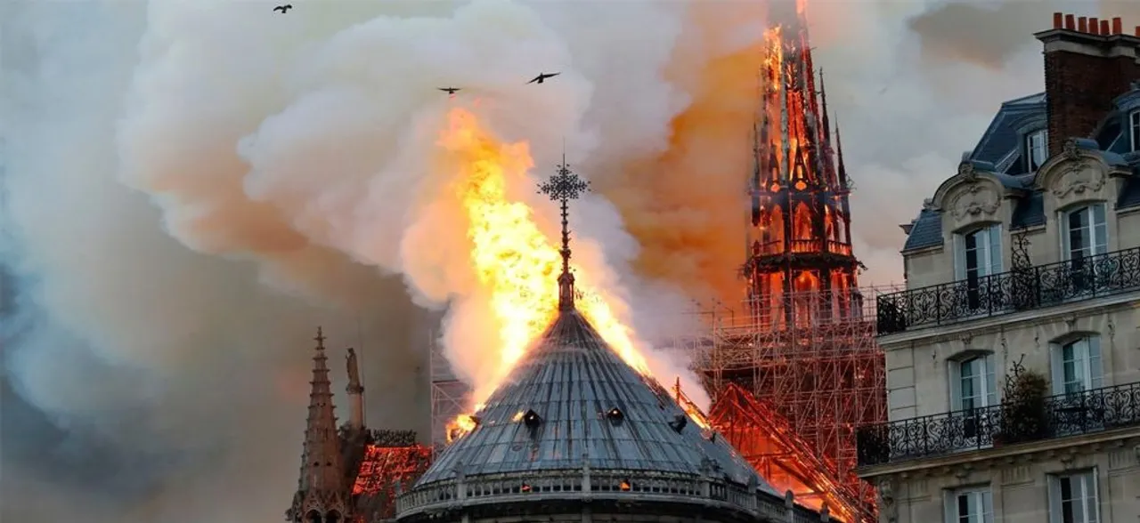 Colossal fire ravages Paris' Notre-Dame but main structure 'saved and preserved' | Latest Updates