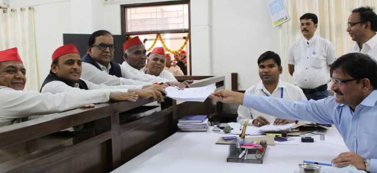 Samajwadi Party chief Akhilesh Yadav files nomination from Azamgarh Lok Sabha seat