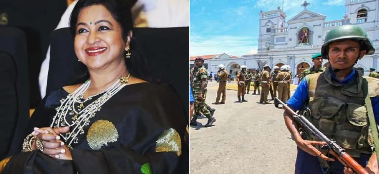Tamil actress escapes death narrowly during Sri Lanka blasts